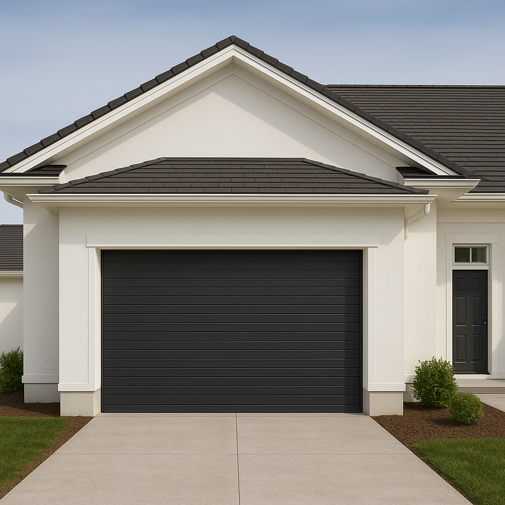 Porte garage maison
